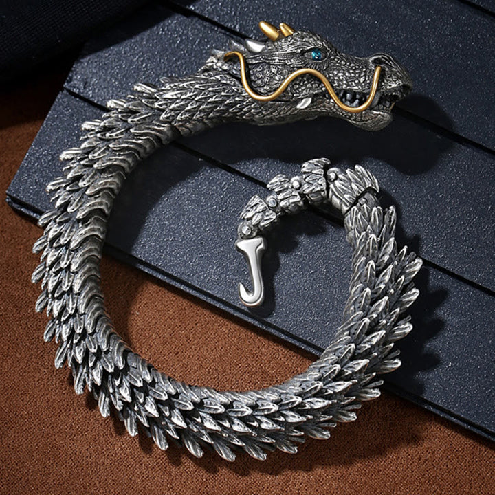WorldNorse Handmade Three Dimensional Dragon Bracelet - image 4