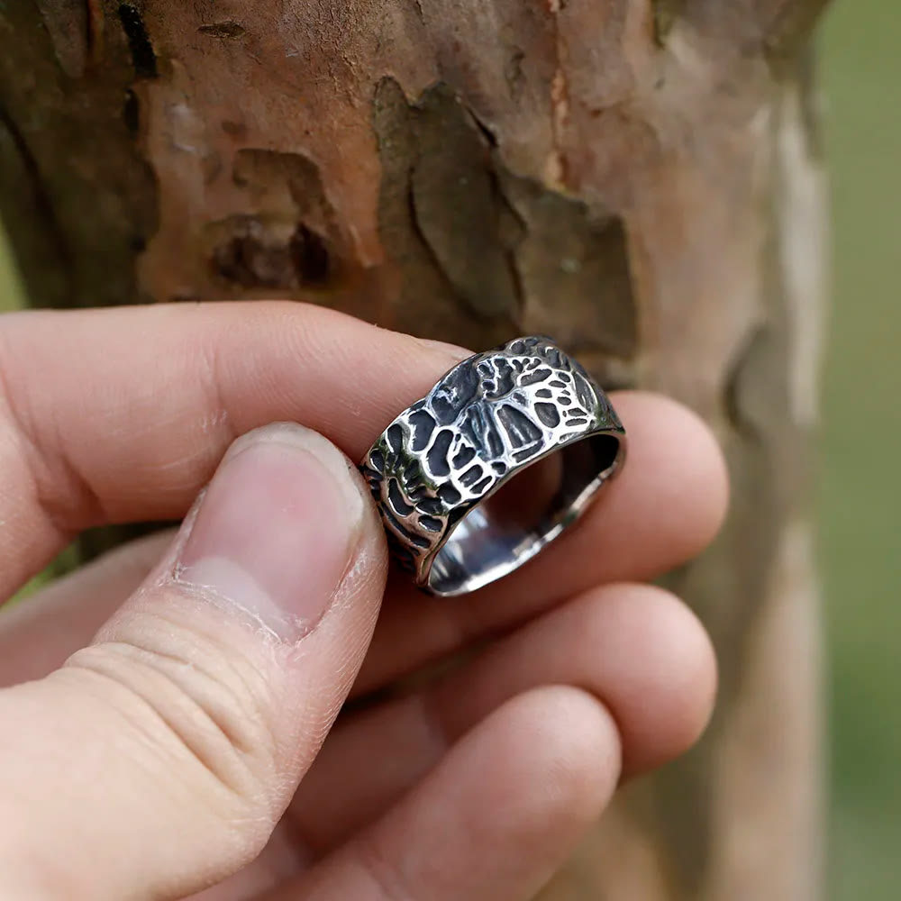 WorldNorse Vintage Unique Odin Valknut Domineering Ring - image 12