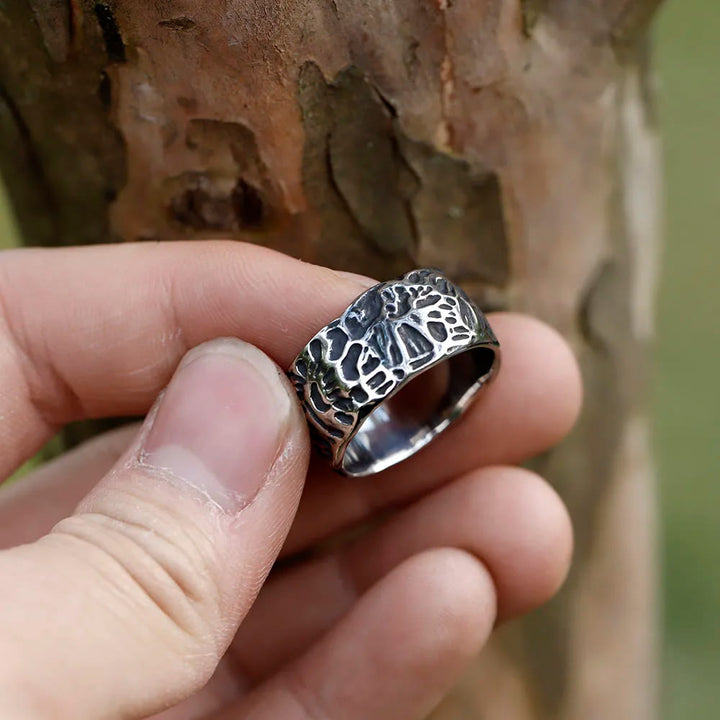 WorldNorse Vintage Unique Odin Valknut Domineering Ring - image 12