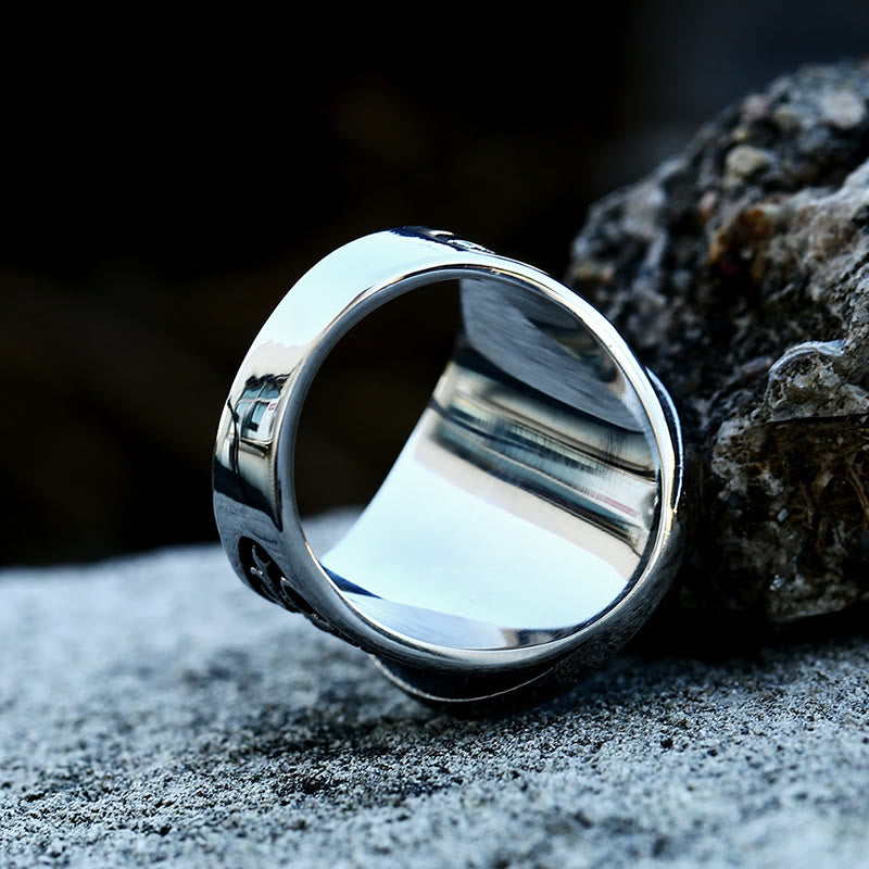 WorldNorse Viking Celtic Knot Wolf With Claw Ring - image 3