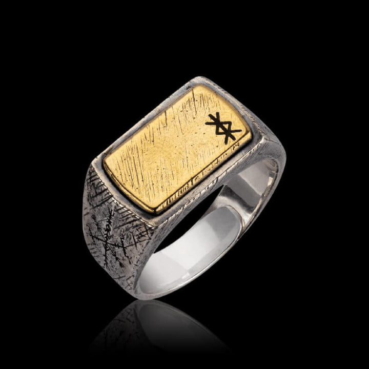 WorldNorse Handcrafted 925 Silver Blessings Of The Runes Ring - Protection - NO THANKS - image 7