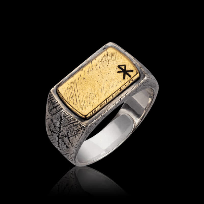 WorldNorse 925 Sterling Silver Blessings Of The Runes Ring - image 1