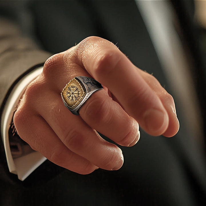 WorldNorse Handcrafted 925 Silver Valknut Viking Symbols Ring - image 4