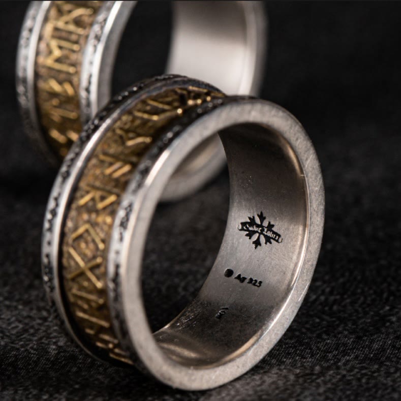 WorldNorse 925 Sterling Silver Handcrafted Rune Ring - image 3