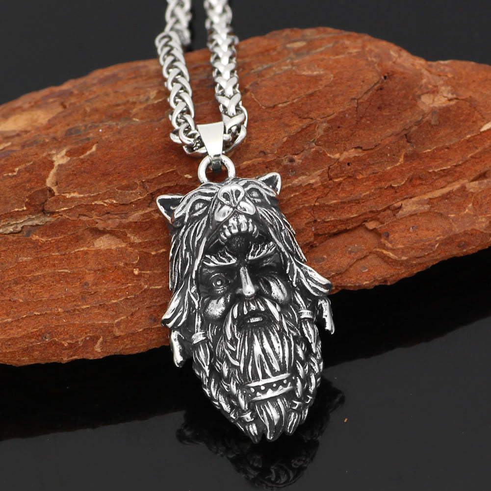 WorldNorse Viking Warrior Ulfhednar With Wolf Necklace