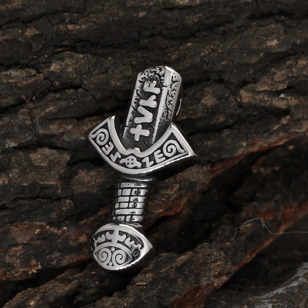 WorldNorse Odin Weapon Sword Rune Necklace