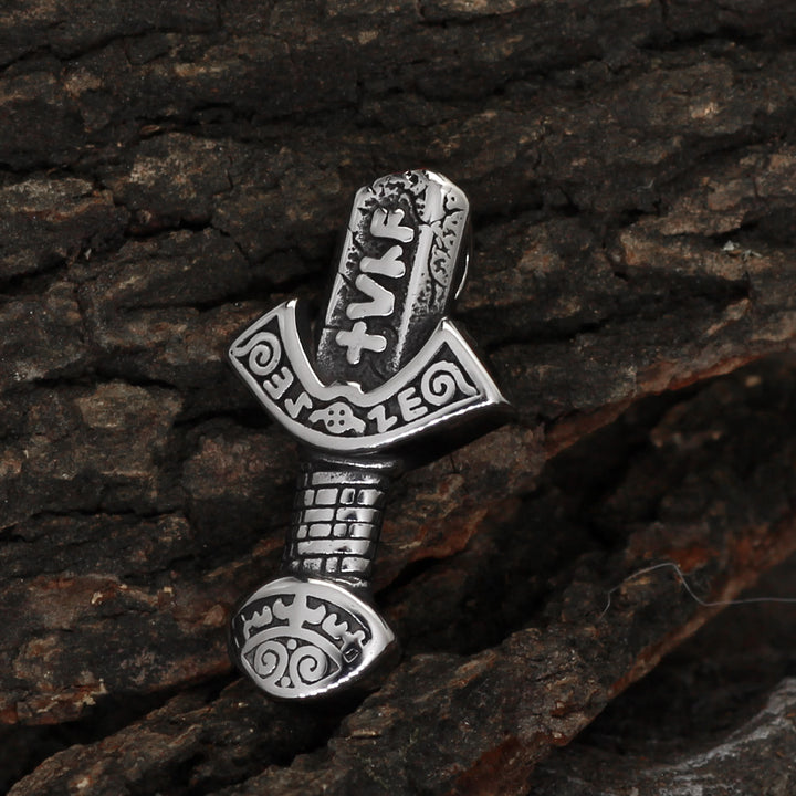 WorldNorse Odin Weapon Sword Rune Necklace