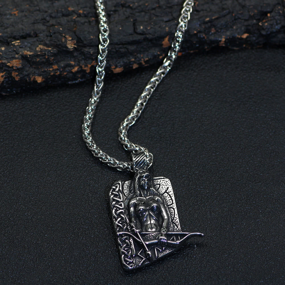 WorldNorse Celtic Knot Wife Of The Sea God Njörd Necklace - image 3