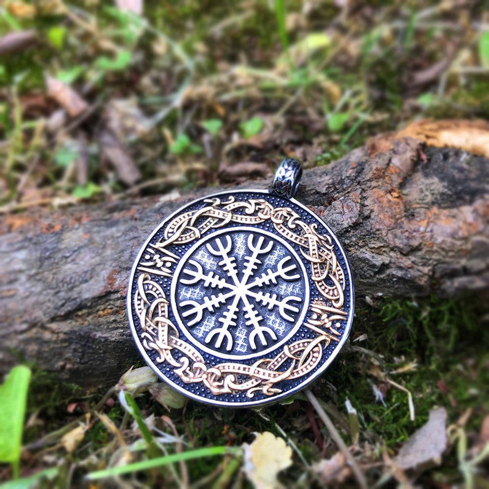 WorldNorse Helm of Awe Pendant Necklace - image 1