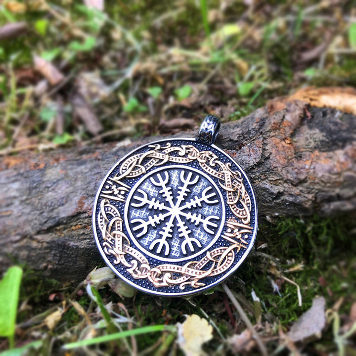 WorldNorse Helm of Awe Pendant Necklace - image 1