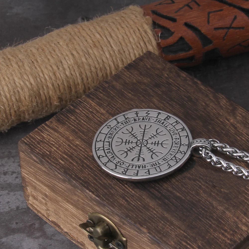 WorldNorse Helm of Awe Pendant Necklace - image 8