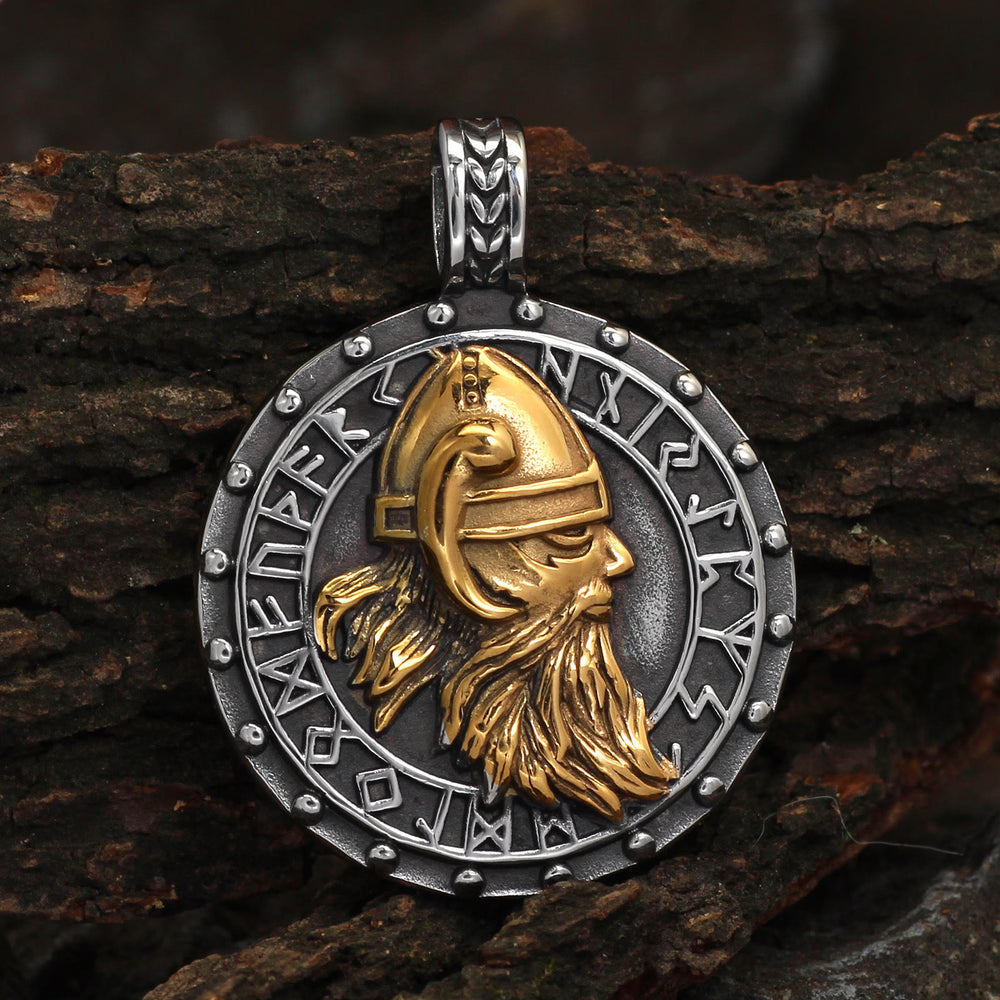 WorldNorse Viking Warrior Odin Rune Necklace - image 1