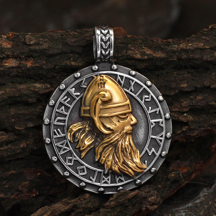 WorldNorse Viking Warrior Odin Rune Necklace - image 1
