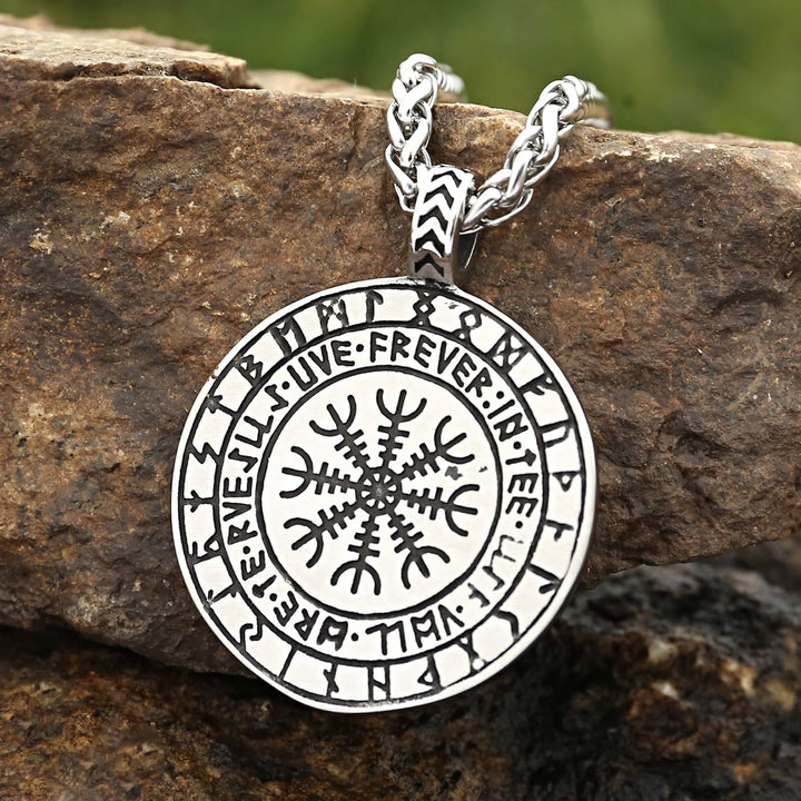 WorldNorse Nordic Dragon Stainless Steel Viking Necklace