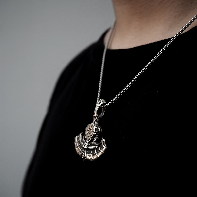 WorldNorse 925 Sterling Silver Mjolnir Necklace - image 2