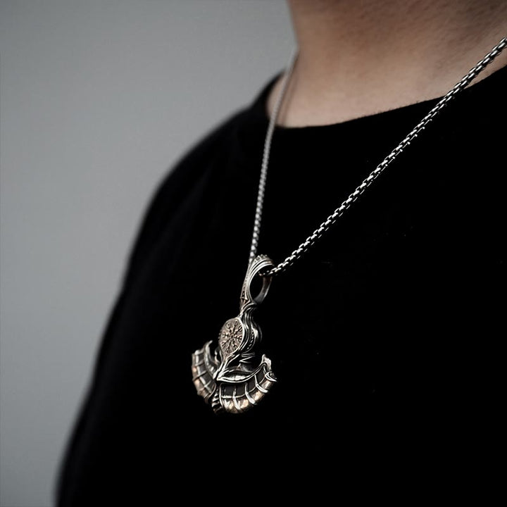 WorldNorse 925 Sterling Silver Mjolnir Necklace - image 2