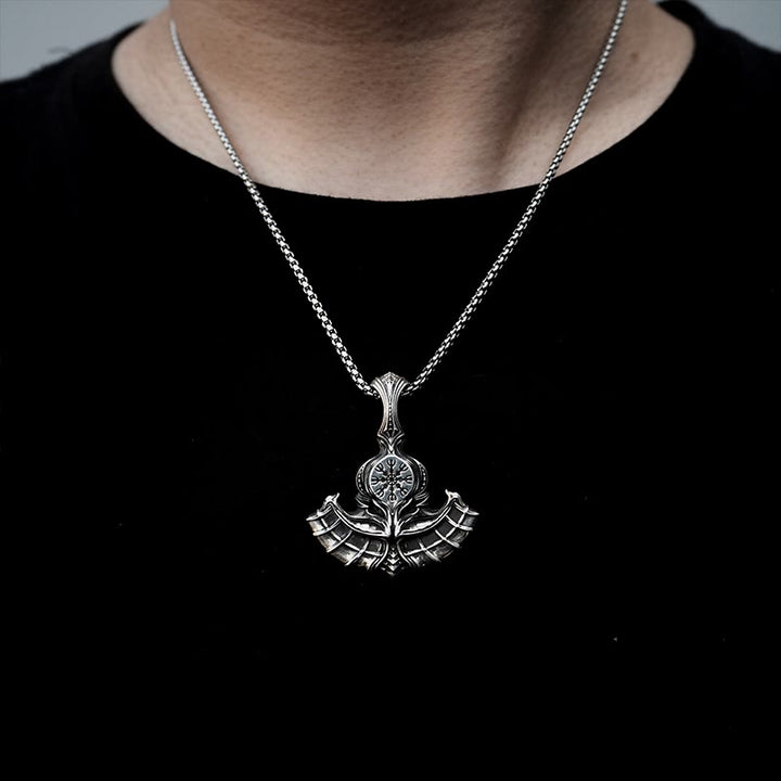 WorldNorse 925 Sterling Silver Mjolnir Necklace - image 1