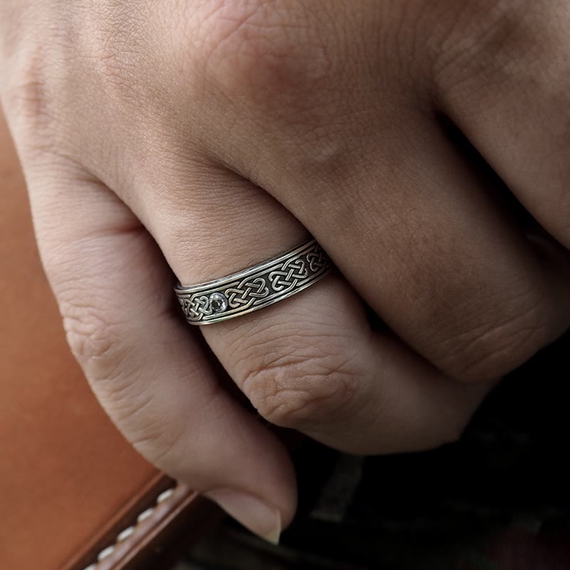WorldNorse 925 Sterling Silver Celtic Knot Ring - image 2