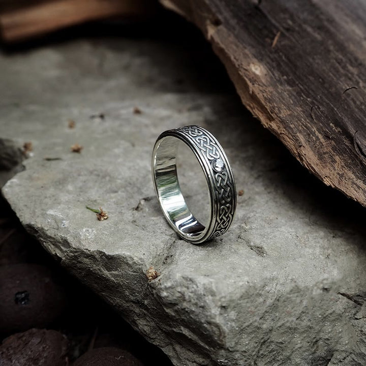 WorldNorse 925 Sterling Silver Celtic Knot Ring - UK Size Z+1（US 14) - image 0