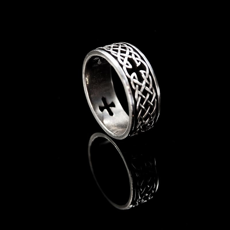 WorldNorse 925 Sterling Silver Celtic Cross Ring - image 7