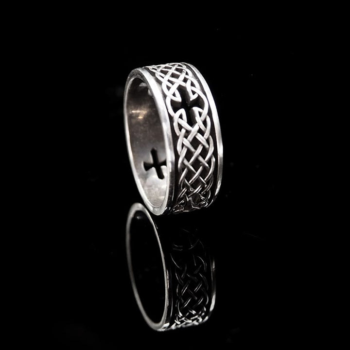 WorldNorse 925 Sterling Silver Celtic Cross Ring - image 5