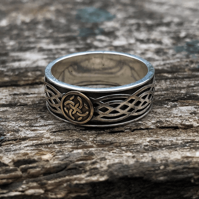WorldNorse Handcrafted 925 Silver Celtic Amulet Ring - image 3