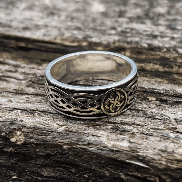 WorldNorse Handcrafted 925 Silver Celtic Amulet Ring - image 5