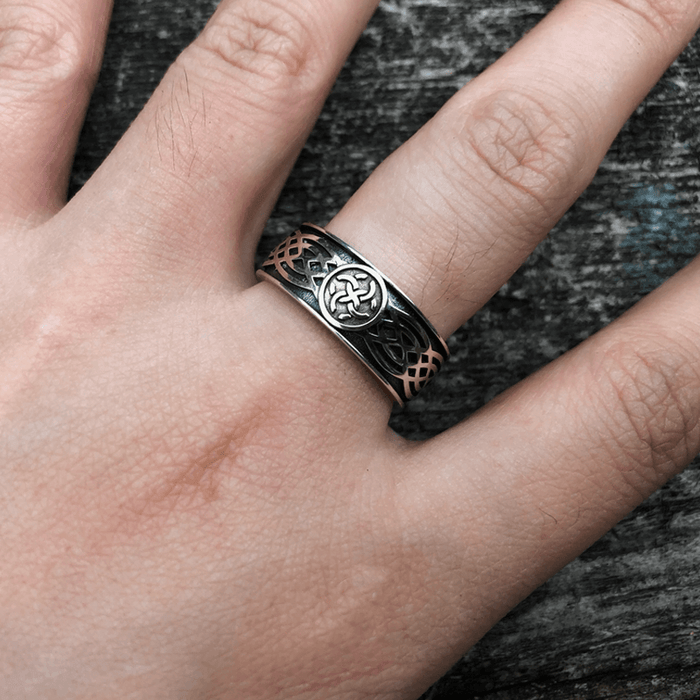 WorldNorse 925 Sterling Silver Celtic Amulet Ring - image 1