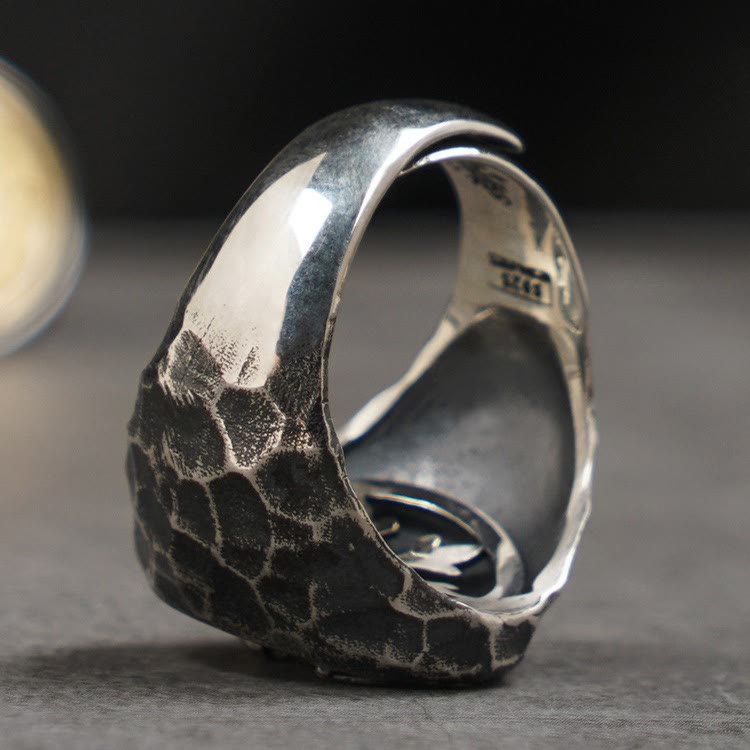 WorldNorse 925 Sterling Silver Spartan Warrior Ring