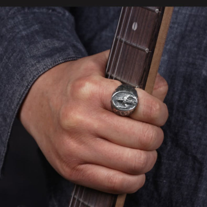 WorldNorse 925 Sterling Silver Spartan Warrior Ring