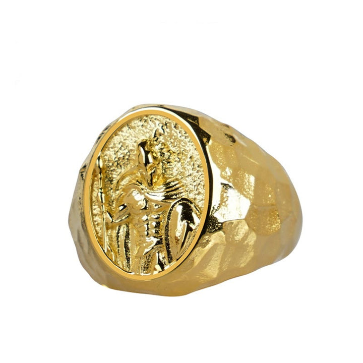 WorldNorse 925 Sterling Silver Spartan Warrior Ring