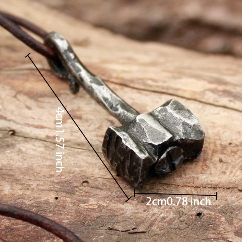 WorldNorse Forged Iron Thor's Hammer Necklace - image 4