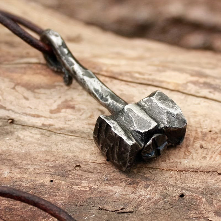 WorldNorse Forged Iron Thor's Hammer Necklace - image 2