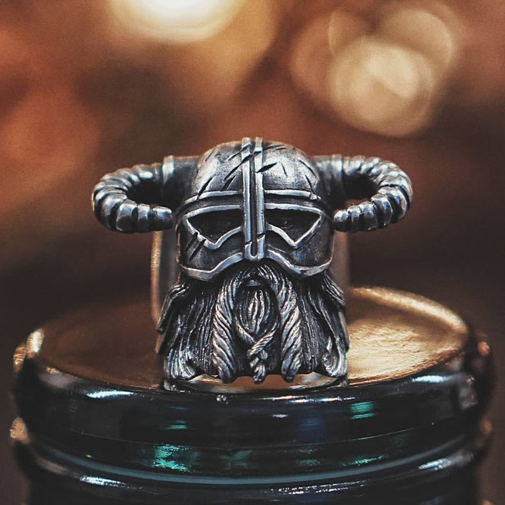 WorldNorse Vikings Helmet Warrior Ring - image 2