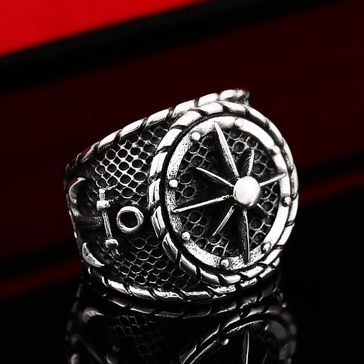 WorldNorse Anchor Aweigh Lighthouse Ship Ring - image 8