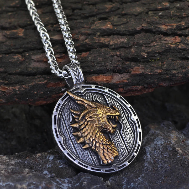 WorldNorse Viking Dragon Amulet Necklace - image 3