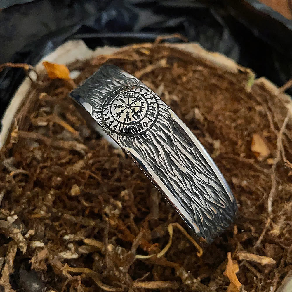 WorldNorse Vegvisir Bangle Open Bracelet - image 1