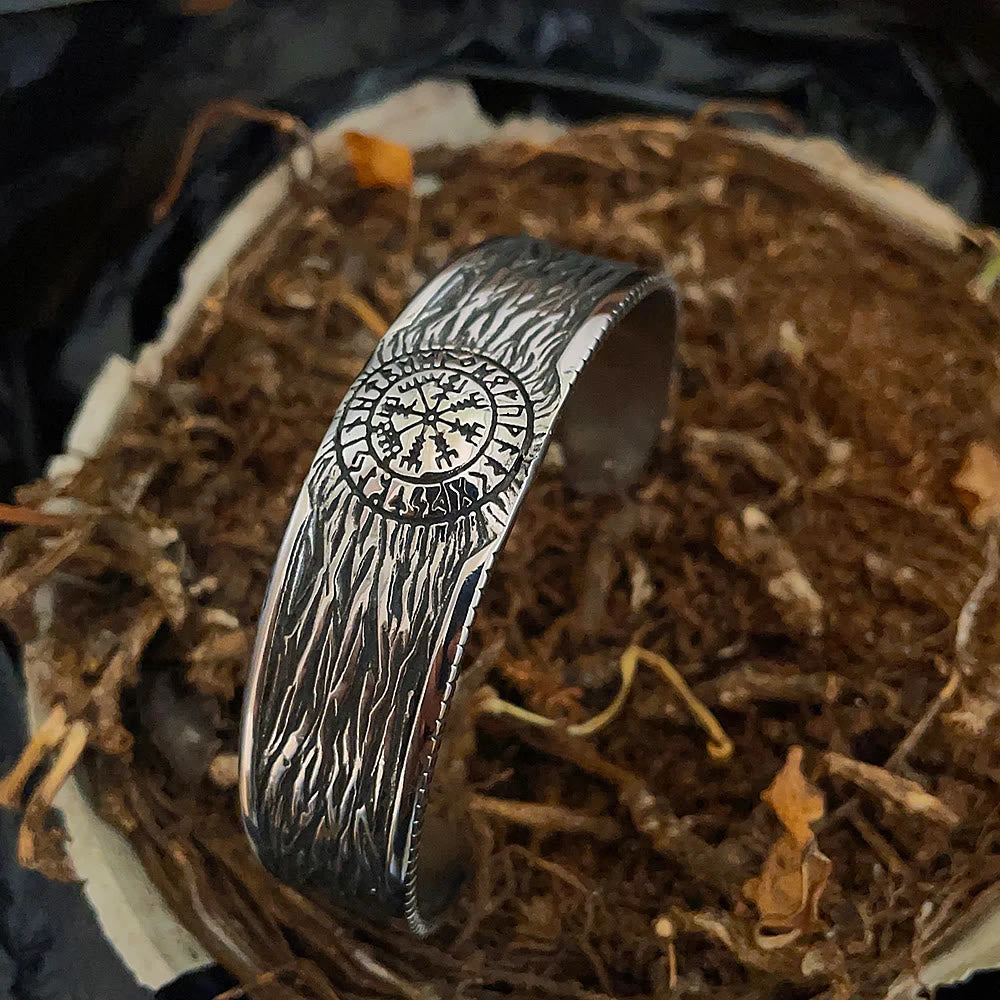 WorldNorse Vegvisir Bangle Open Bracelet - image 4