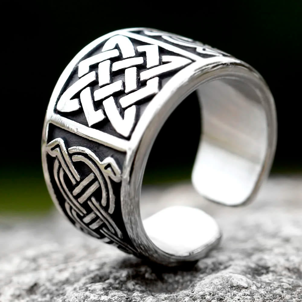 WorldNorse Celtic Knot  Signet Ring - image 3