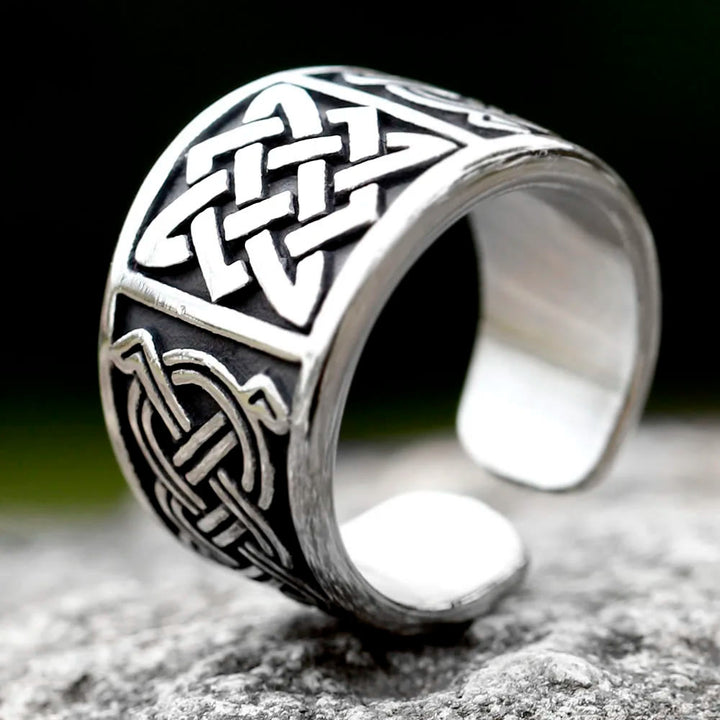WorldNorse Celtic Knot  Signet Ring - image 3