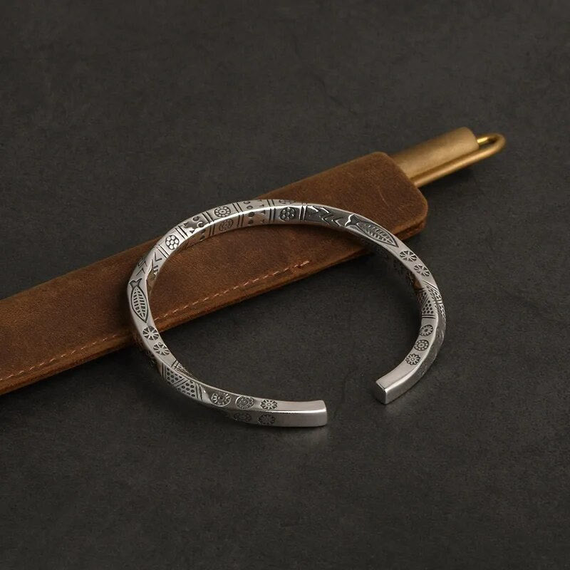 WorldNorse Nordic Silver Viking Bracelet - image 8