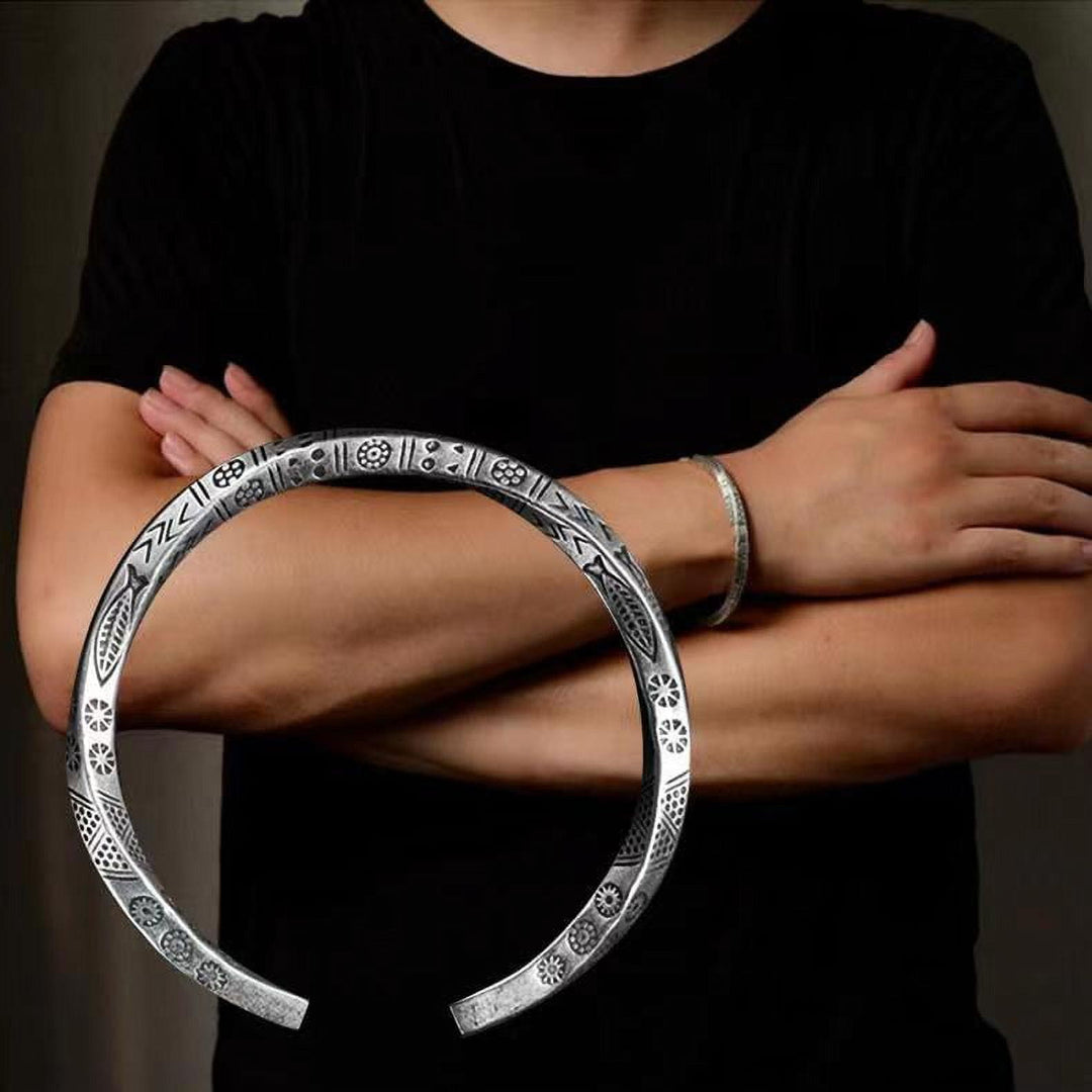 WorldNorse Nordic Silver Viking Bracelet - image 4