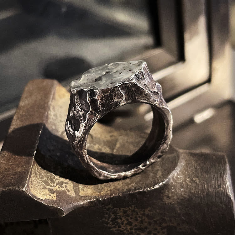 WorldNorse Hard Stone Rough Nomadic Ring - Adjustable - image 0