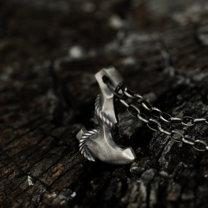 WorldNorse 999 Sterling Silver Anchor Necklace - image 5