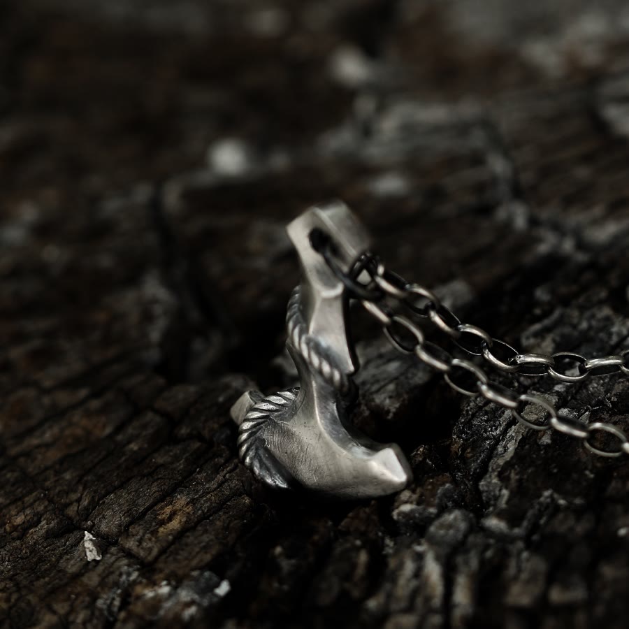 WorldNorse Handcrafted 999 Silver Anchor Necklace - image 6