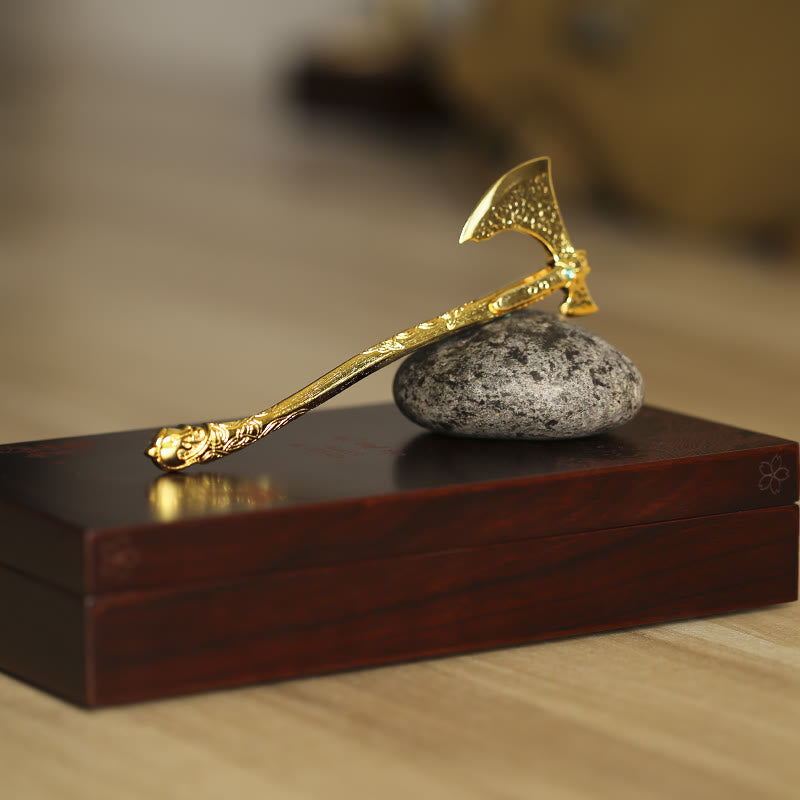 WorldNorse 925 Sterling Silver Viking Battle Axe Figurine - image 2