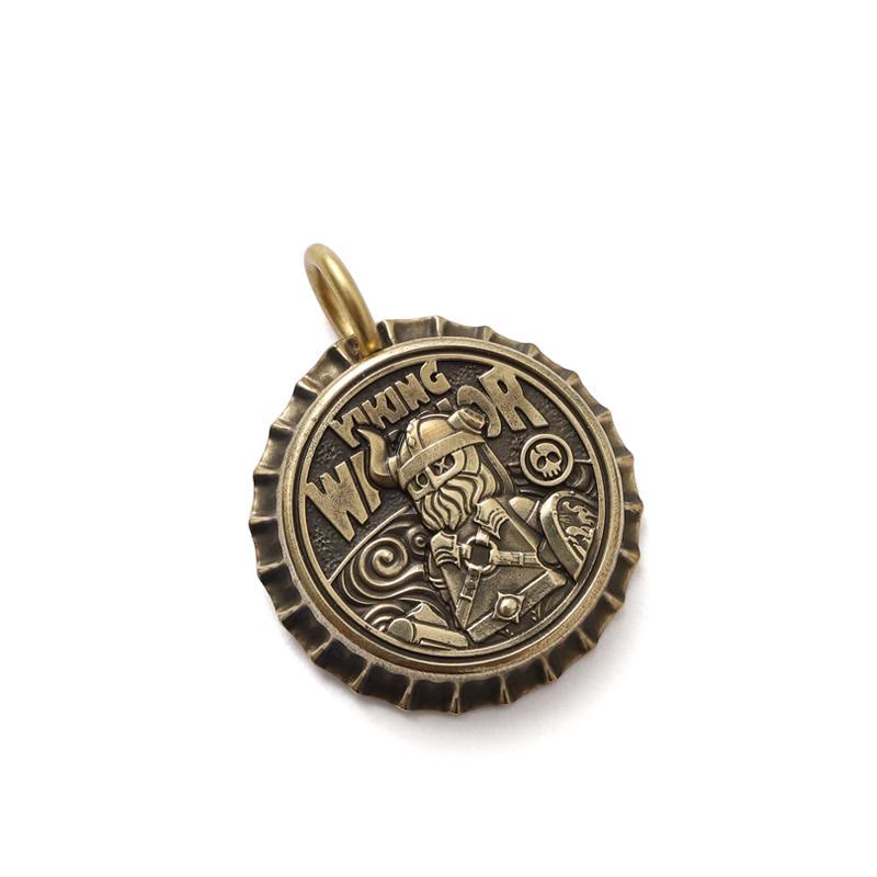 WorldNorse 925 Sterling Silver Bottle Cap Necklace - image 1