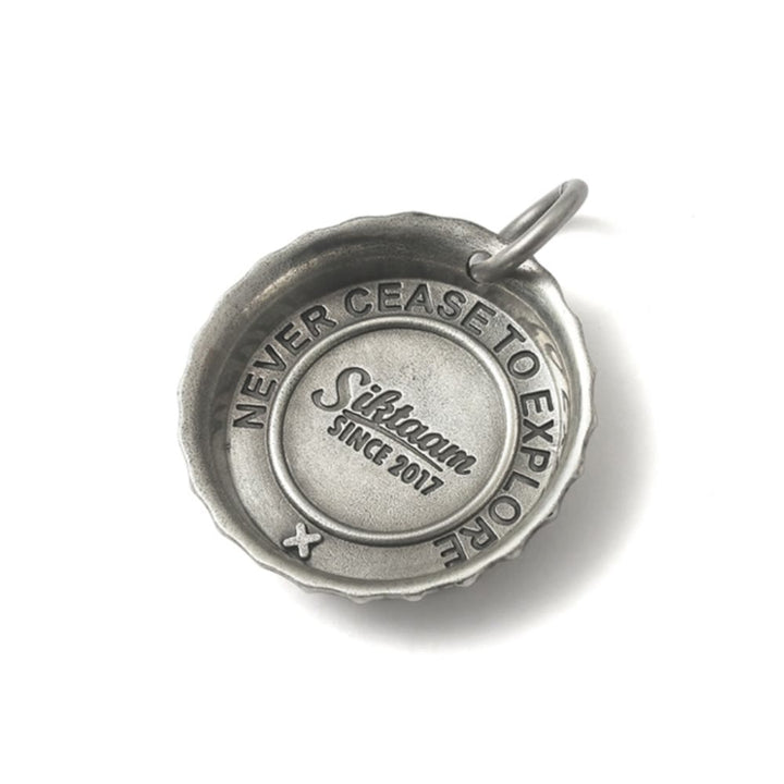 WorldNorse 925 Sterling Silver Bottle Cap Necklace - image 3