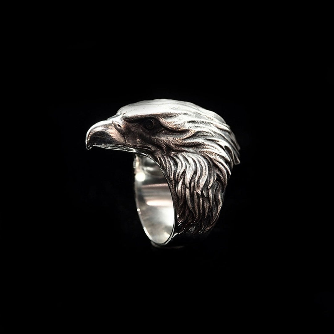 WorldNorse 925 Sterling Silver Raven Ring - image 6