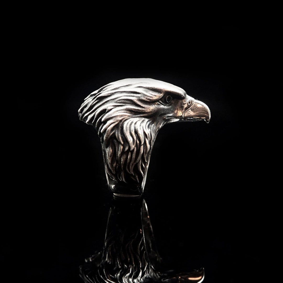 WorldNorse Handcrafted 925 Silver Raven Ring - image 5